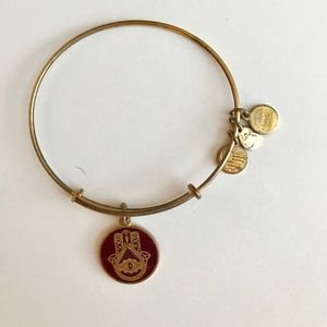 Alex and Ani Hand of Fatima charm bangle bracelet